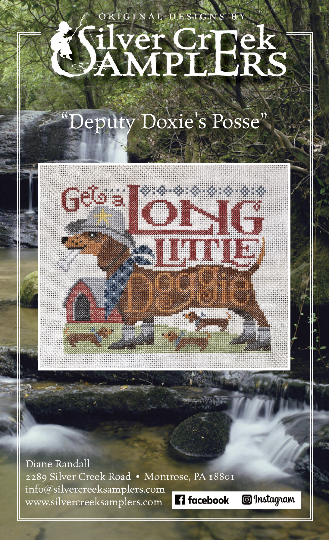 Deputy Doxie's Posse - Cross Stitch Pattern