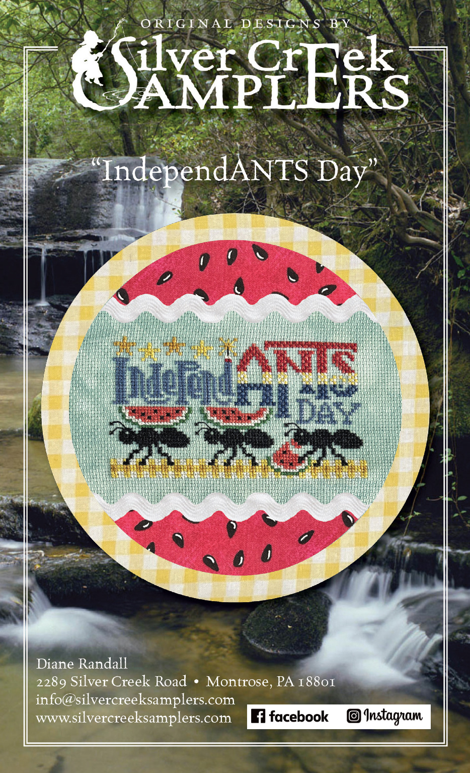IndependANTS Day - Cross Stitch Pattern
