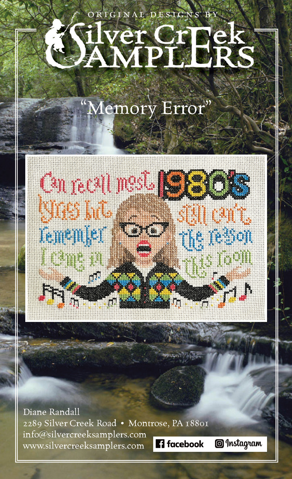 Memory Error - Cross Stitch Pattern