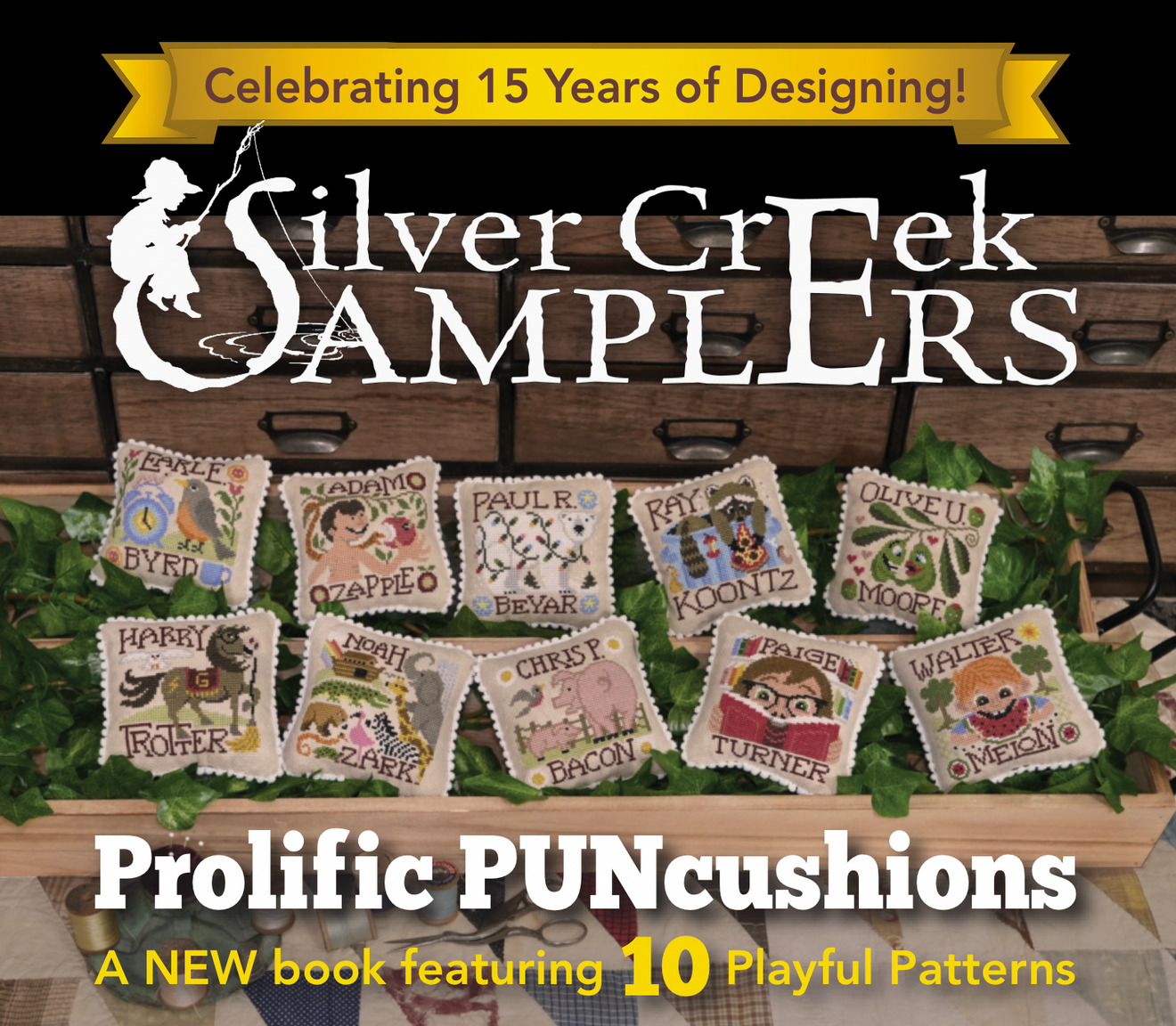 Prolific PUNcushions - Cross Stitch Pattern