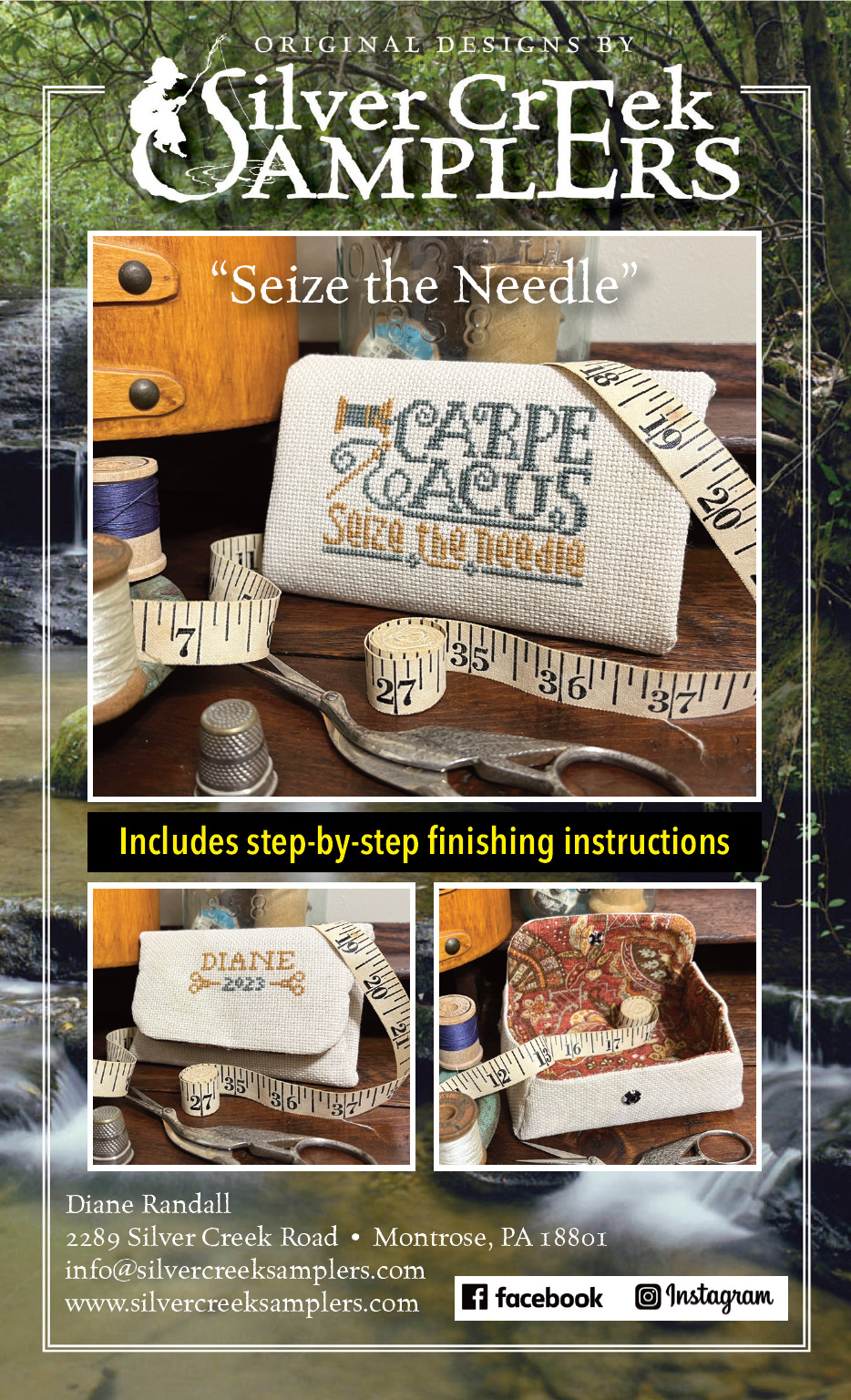 Seize the Needle - Cross Stitch Pattern