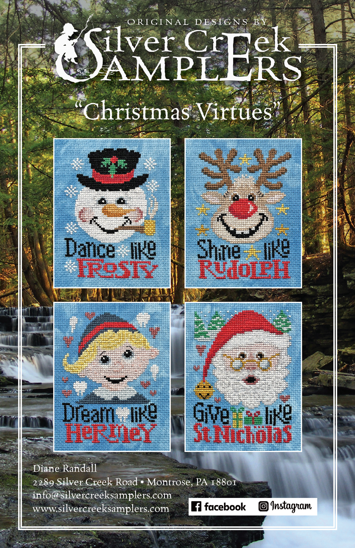 Christmas Virtues - Cross Stitch Pattern