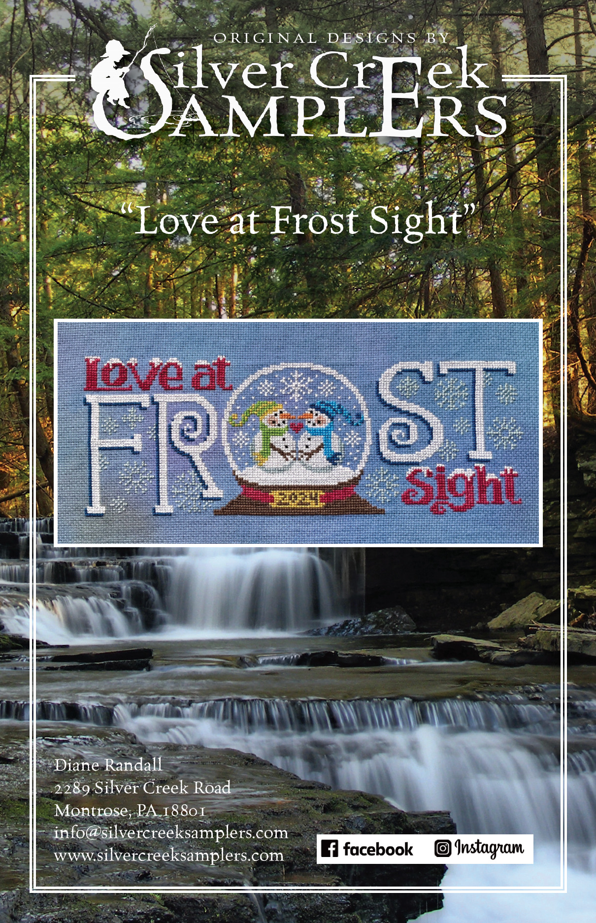 Love at Frost Sight - Christmas Cross Stitch Pattern