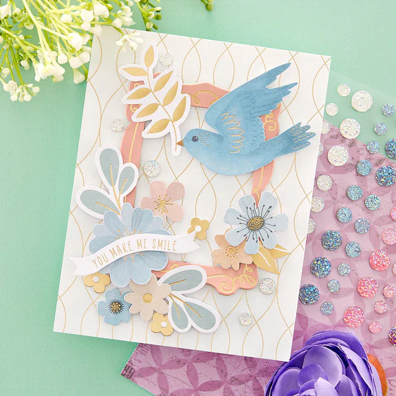 Floral Friendship Printed Die Cuts