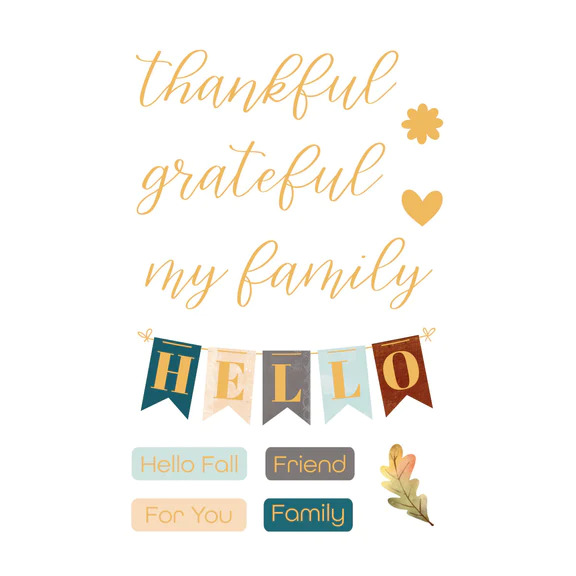Autumn Chipboard Stickers