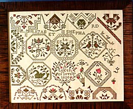 Elizabeth Shephard 1820 - Cross Stitch Pattern
