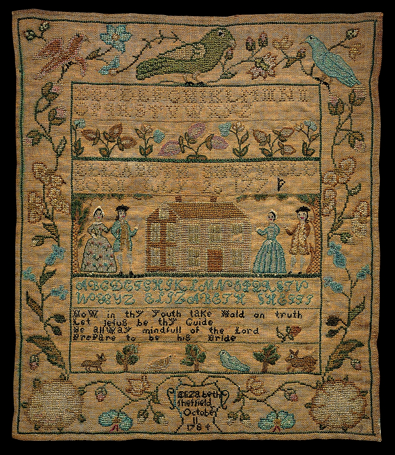 Elizabeth Sheffield 1784 - Cross Stitch Pattern