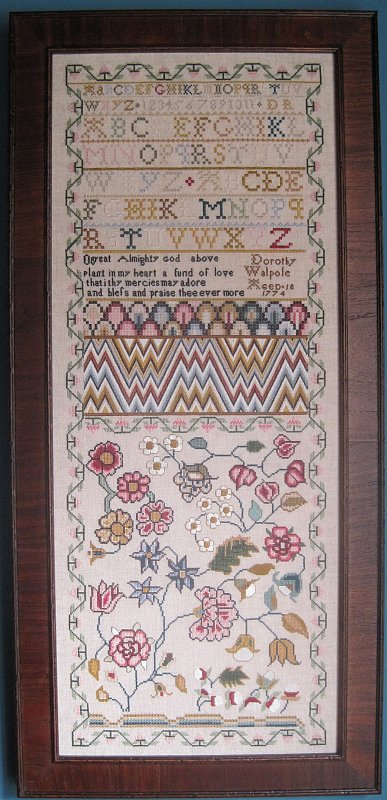 Dorothy Walpole 1774 - Cross Stitch Pattern
