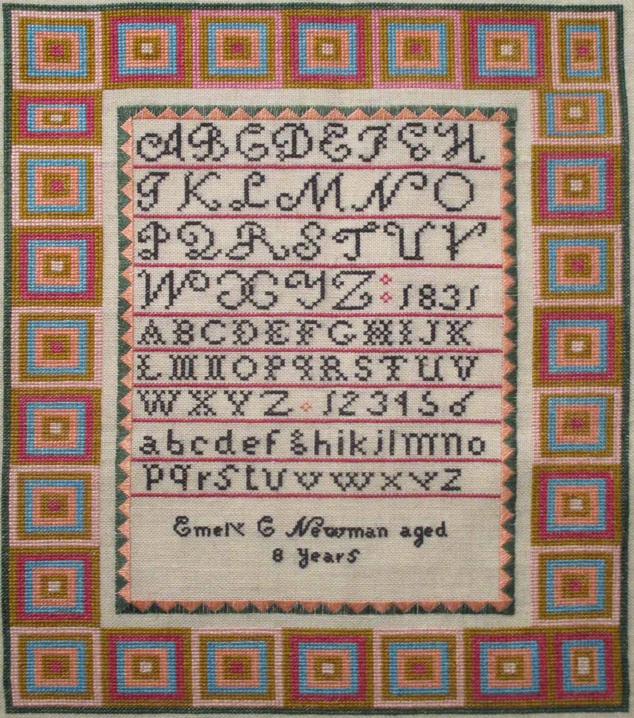 Emely C Newman 1831 - Cross Stitch Pattern