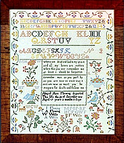 Abigail Ann Fleming 1816 - Cross Stitch Pattern