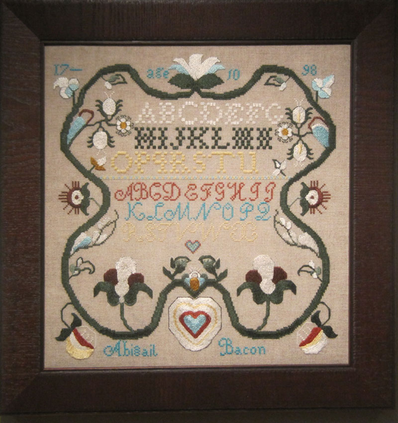 Abigail Bacon 1798 A New England Sampler 