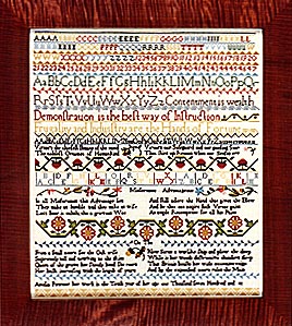 Amelia Pewmer 1782 - Cross Stitch Pattern