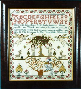 Ann Hall 1812 - Christian Cross Stitch Pattern