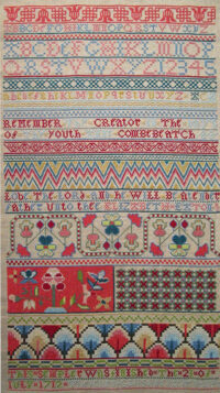 Elizabeth Eaton 1712 - Cross Stitch Pattern