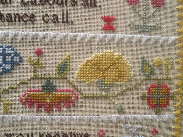 Elizabeth Hicks 1745 - Cross Stitch Pattern