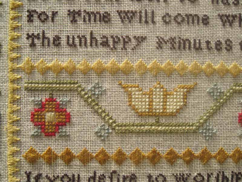 Elizabeth Hicks 1745 - Cross Stitch Pattern