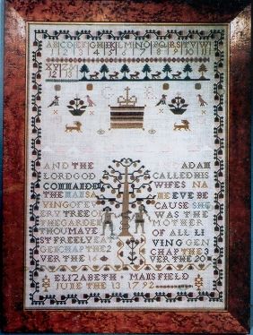 Elizabeth Mansfield 1792 - Cross Stitch Pattern