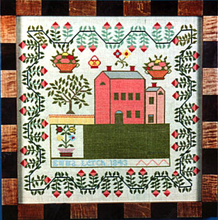 Emma Lerch 1843 - Cross Stitch Pattern