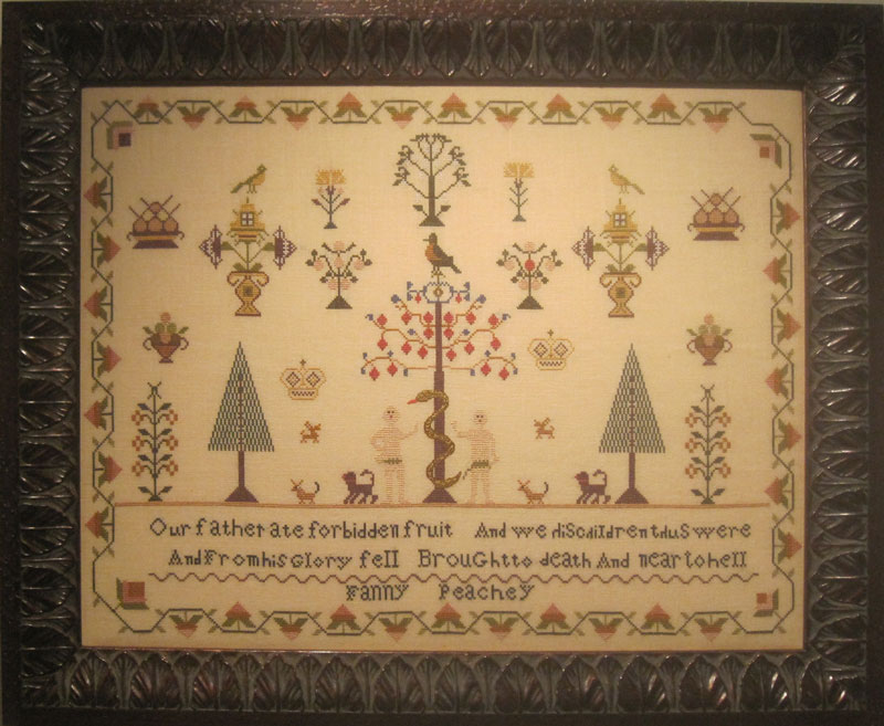 Fanny Peachey Circa 1810 - Cross Stitch Pattern