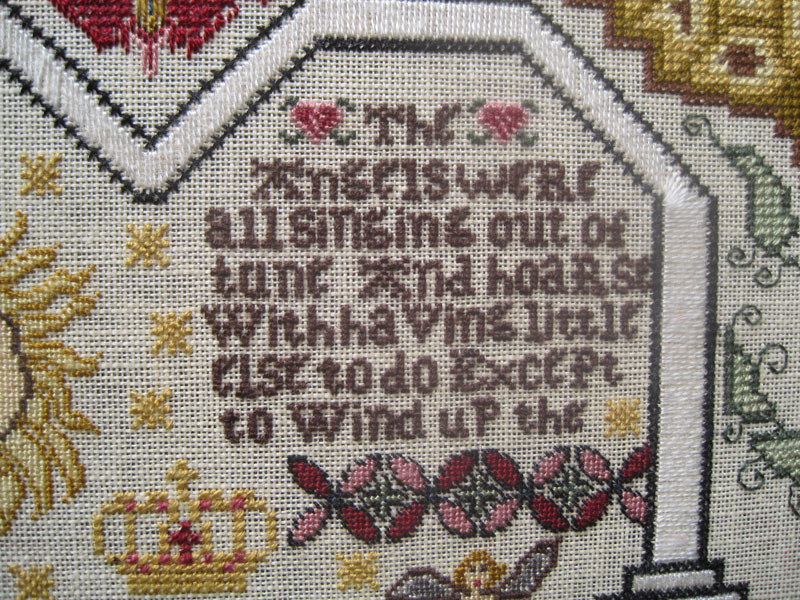 Four Angels Mourning Sampler - Cross Stitch Pattern