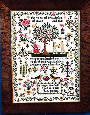 Frances Marshall 1838 - Cross Stitch Pattern