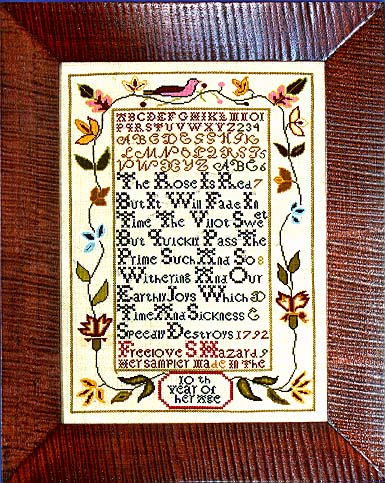 Freelove Hazard 1792 - Cross Stitch Pattern