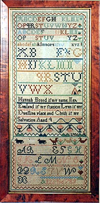 Hannah Breed 1756 - Cross Stitch Pattern