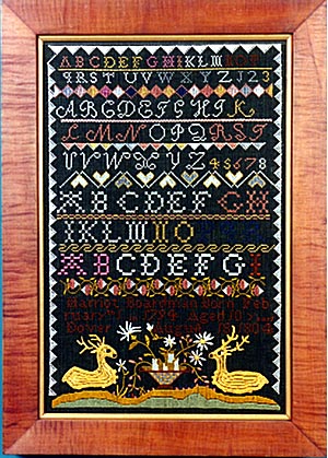 Harriet Boardman 1804 - Cross Stitch Pattern