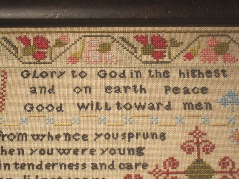 Harriot Ringrose 1852 - Christian Cross Stitch Pattern