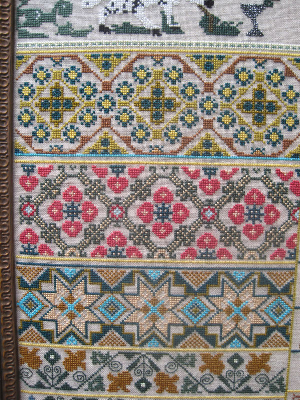 IES German Sampler 1704 - Cross Stitch Pattern