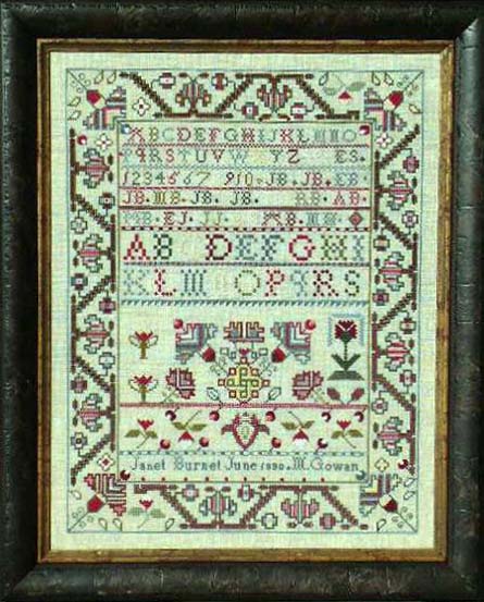 Janet Burnet 1830 - Cross Stitch Pattern