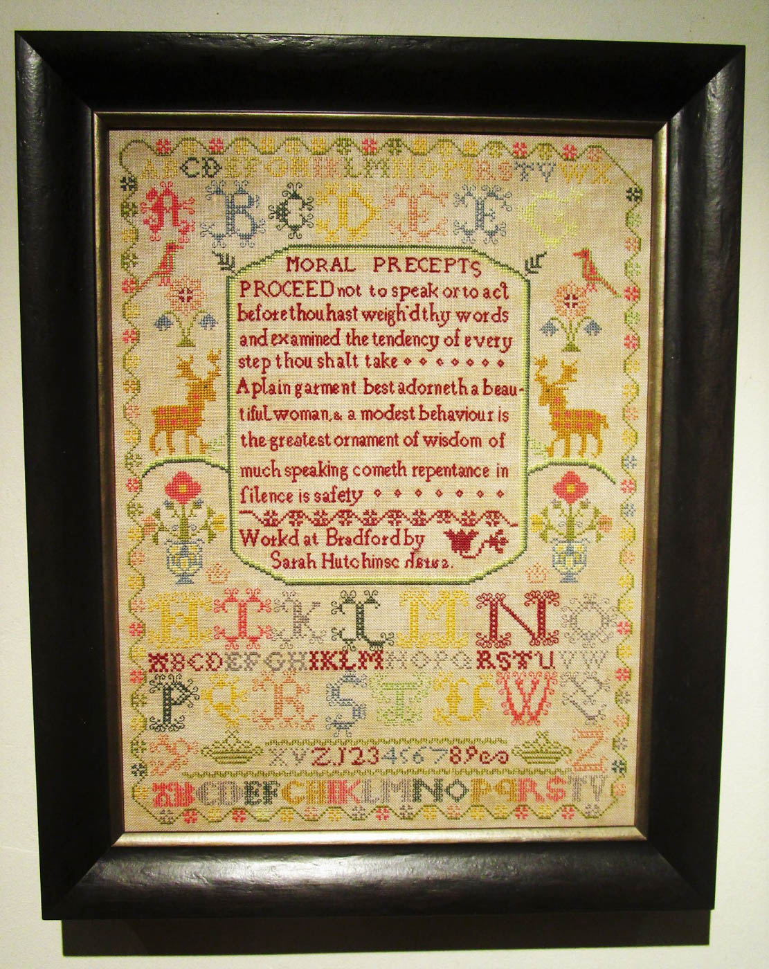 Sarah Hutchinson 1762 - Cross Stitch Pattern