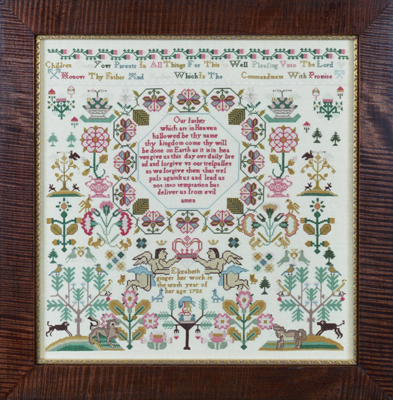 Elizabeth Ginger 1735 - Cross Stitch Pattern