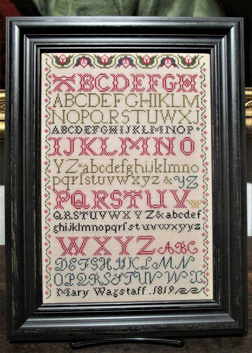 Mary Wagstaff 1819 - Cross Stitch Pattern