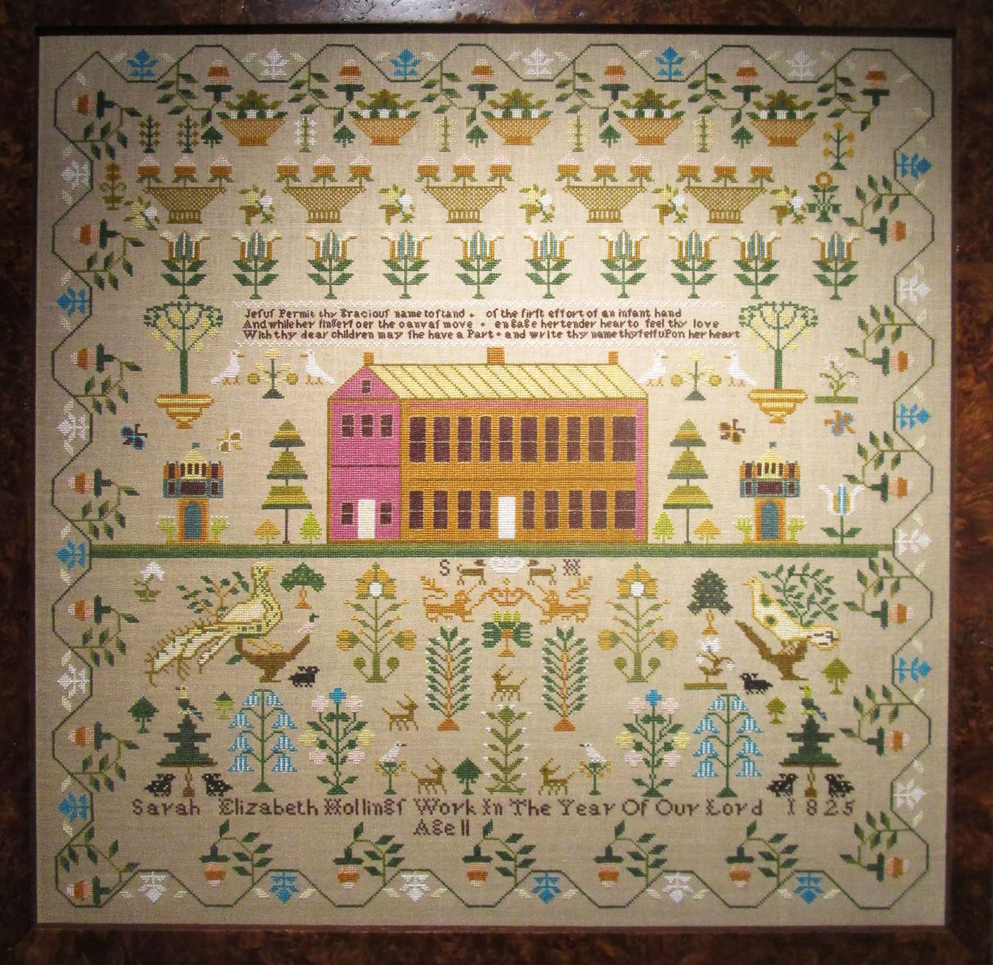 Sarah Elizabeth Hollings 1835 - Cross Stitch Pattern
