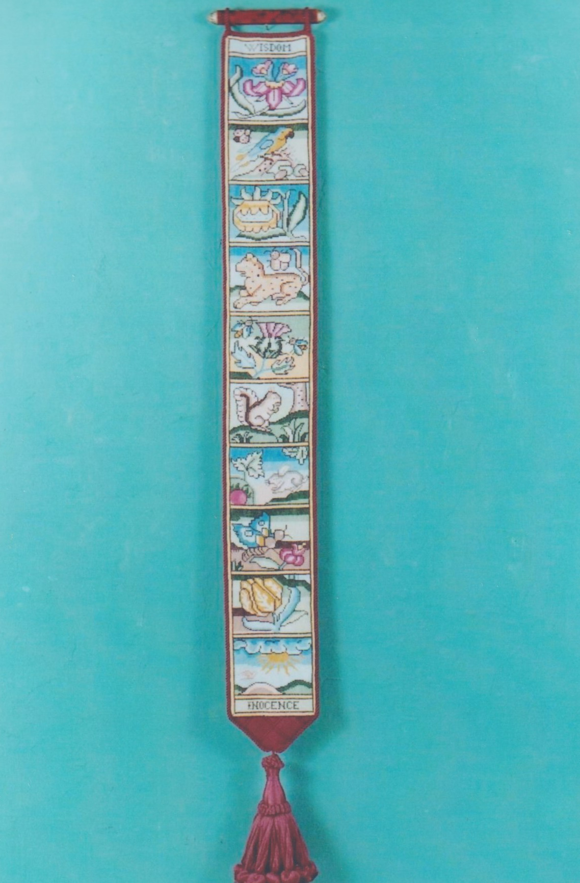 Wisdom and Innocence Bell Pull - Cross Stitch Pattern
