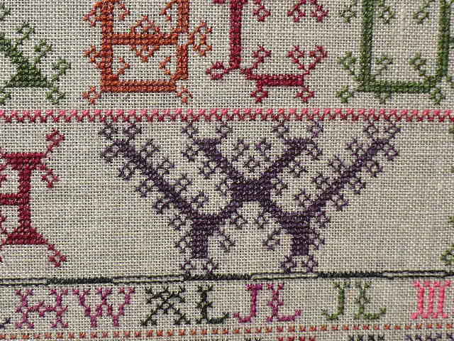 Margret Lawrance 1823 Scottish Sampler - Cross Stitch