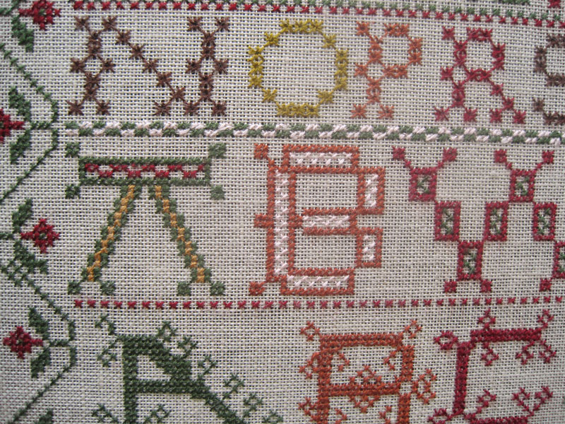 Margret Lawrance 1823 Scottish Sampler - Cross Stitch
