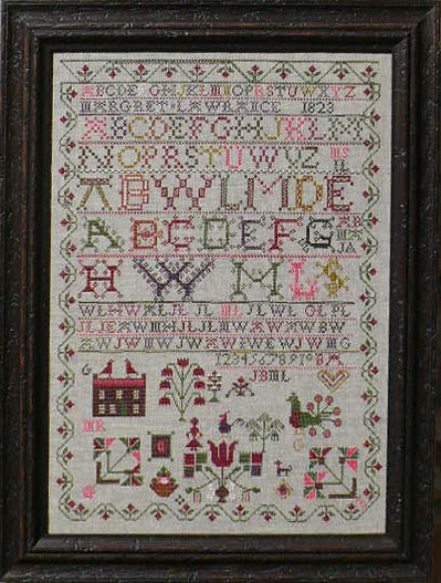 Margret Lawrance 1823 Scottish Sampler - Cross Stitch