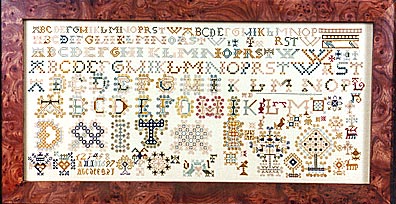 The Letterndoek Sampler by IT 1697 - Cross Stitch Pattern
