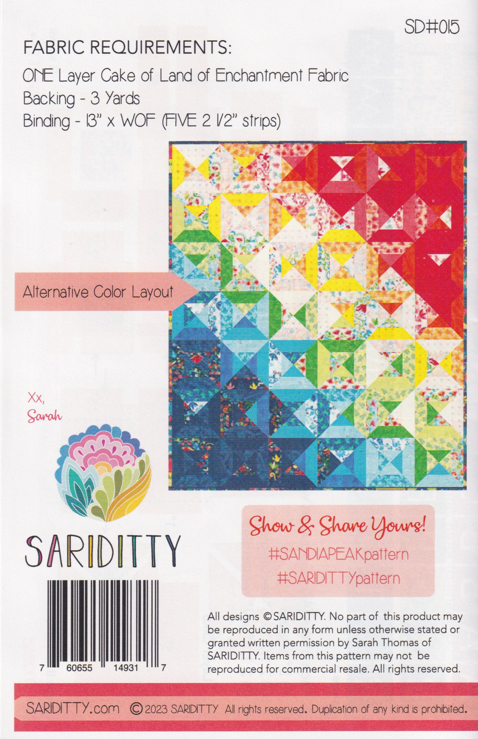 Sandia Peak - Quilt Pattern