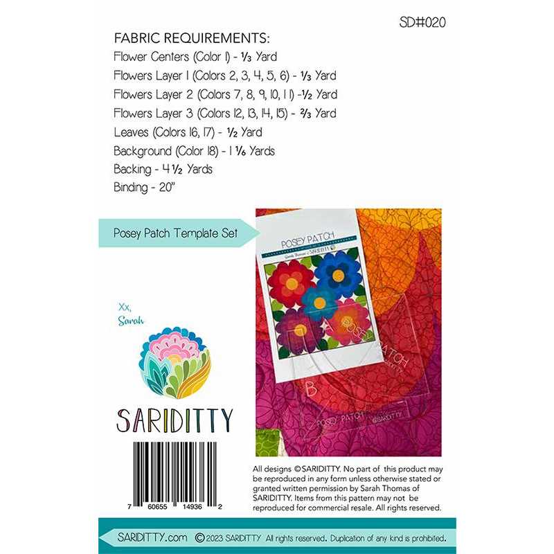 Posey Patch - Quilt Pattern