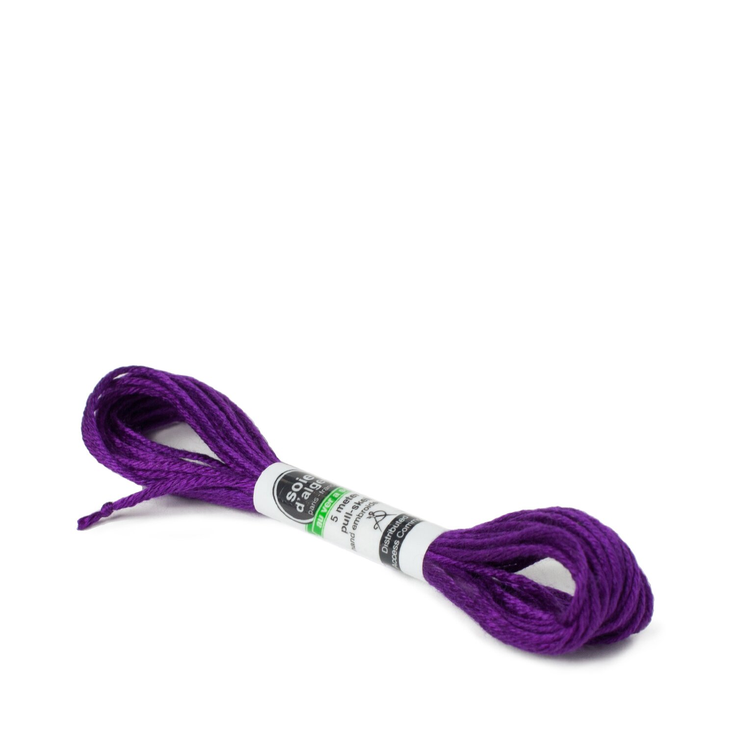 Au Ver A Soie - Soie d'Alger - 1326 Violet Rouge