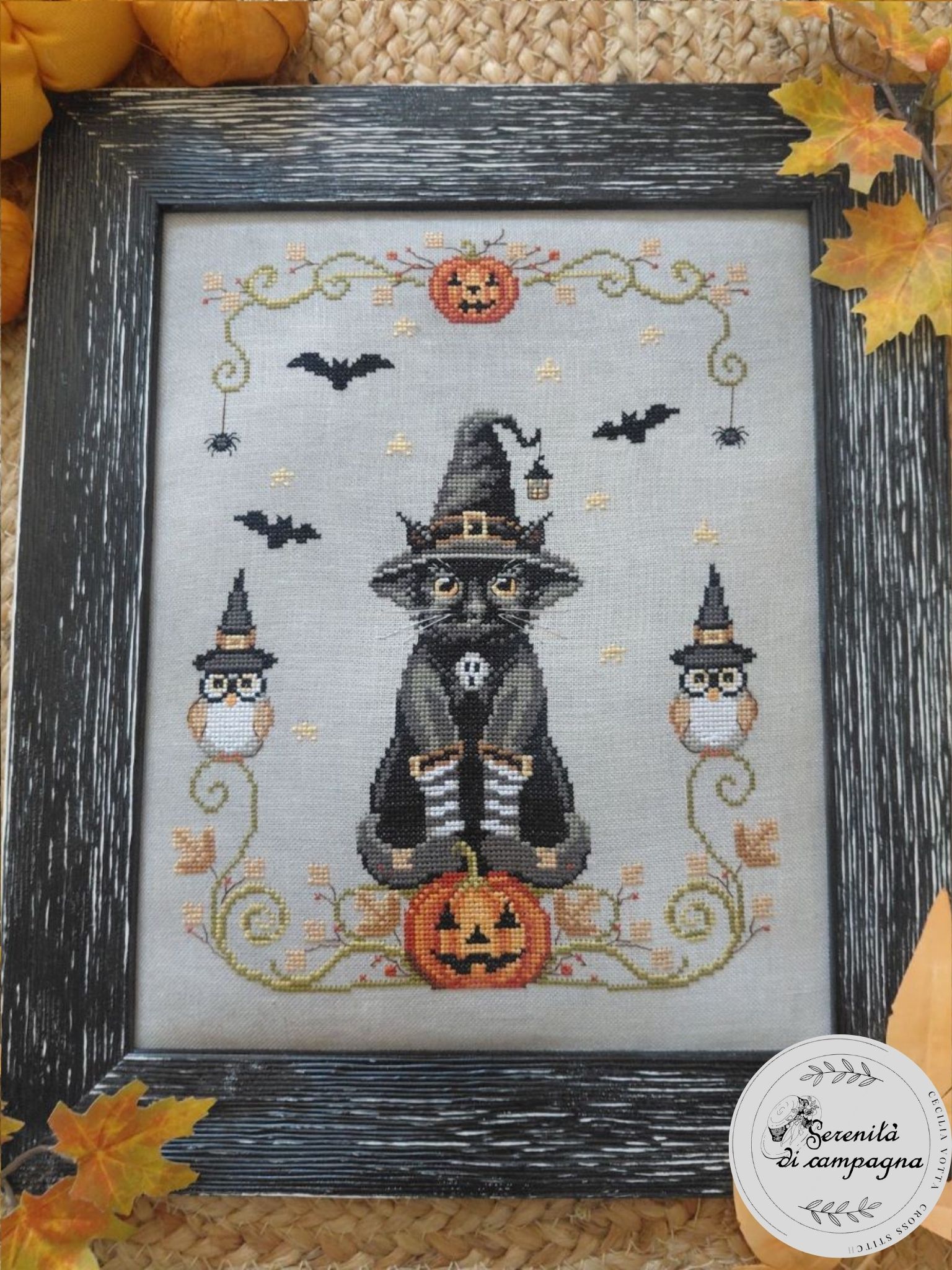 Midnight - Halloween Cross Stitch Pattern