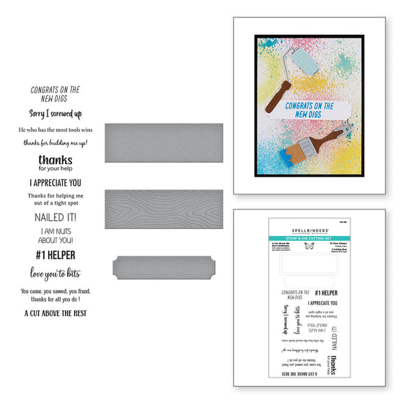 A Cut Above the Rest Sentiments - Stamp & Die Set 