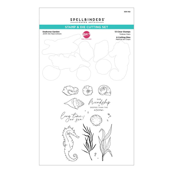 Seahorse Garden - Stamp and Die
