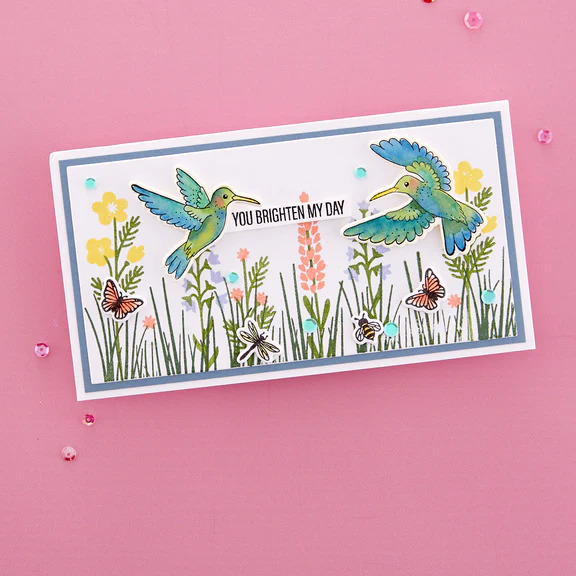 Hummingbird Build a Scene - Stamp and Die