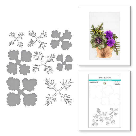 Ornamental Cabbage & Kale - Clear Stamp & Die  