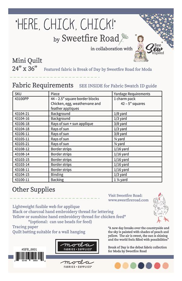 Here Chick Chick - Quilt Pattern