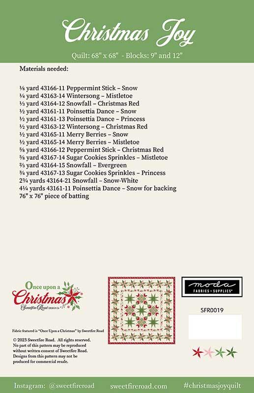 Christmas Joy - Quilt Pattern